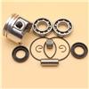 DORFEY Kit guarnizioni for cuscinetti albero motore, fasce elastiche pistone da 38 mm, adatto for motosega S-t-i-H-L MS180 018 MS 180, parti motore 11300302004, 96380031581