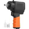 STRAFBRG Chiave a percussione pneumatica da 3/8 di pollice quadrato, 690 piedi for libbra, pistola a, strumento for la rimozione dei pneumatici,Affidabilità a lungo termine