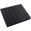 Gettimore Vassoio organizer per punte da router con 110 fori da 1/4 e 1/2 pollici, scatola da officina in schiuma EVA