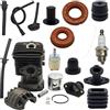 LIWaaGe Kit cilindro e pistone da 34 mm for motosega da 25 cc, inclusi tubo filtro olio, tappo tampone e guarnizioni.