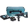 Makita DHR 202 RFJ - Martello perforatore combinato senza fili, 18 V 2,0 J SDS Plus + 2 batterie da 3 Ah + caricatore in Makpac