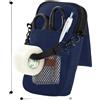 YobiLife Marsupio magnetico portatile per organizer per attrezzi, in poliestere, leggero, 16,5 x 9,5 cm, confezione da 1 (blu navy)