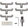 GARIOUANS Set di Frese ad Anello per Braccialetti in Legno, Kit Utensili per Lavorazione Legno Cnc Fresa per Anelli Lisci, Adatto a Palissandro, Ebano e Sandalo per Artigianato e Gioielli