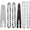 OZLCUA Catena Per Motosega Confezione da 12 catene da 4/6, accessori for mini motoseghe Home 4/6 Catene di ricambio for seghe da potatura a batteria utensili da taglio Motosega (Color : 4 and 6 set A)