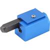 Adfaga Scalpello per angoli ad angolo retto Utensile per la lavorazione del legno Alta precisione Taglio rapido Autoallineante Cerniera da incasso quadrata Serratura per porta Cese (Blu)