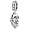 LES FOLIES DI PAOLA GRIECO Charm Cuore Anatomico Cardiologo Cardiologia Anatomia in argento 925 - Les Folies per Pandora