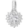 Brosway Charm Donna in Argento e Infinite White con Simbolo Cuore | Collezione Fancy - FIW120