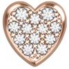 DonnaOro Elemento Cuore DonnaOro DCHF7397.003 Oro Rosa con diamanti collezione Elements