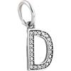 LES FOLIES DI PAOLA GRIECO Charm Lettera D Iniziale Nome Ciondolo Pendente in argento 925 - Les Folies per Pandora
