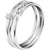Bluespirit Essential Anello Donna in Argento 925%, zirconi - P.25R2030007