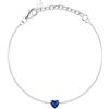 Bluespirit Bracciale Donna in Argento 925 rodiato, Zirconi, Collezione Colorful - P.25U205002600