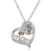 Easycosy Collana Personalizzata con Foto, Collana con Foto Proiettata, Collane Donna Personalizzate, Ciondolo a Cuore Personalizzato per Mamma Amica, Lei, Idee Regalo 2026