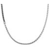NADIR Collana Uomo Marlù 30CO0004 in Acciaio Silver Catena Serpentina
