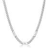 GoldChic Collana con Nome Personalizzabile,1-5 Nomi,Argento/Nero/Oro,Catenina Uomo in Acciaio Inox 316L,Lunghezza 45/51/56/61CM,Collana Nome Regalo Uomo