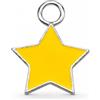 LES FOLIES DI PAOLA GRIECO Ciondolo pendente Stella Grande Gialla in argento 925 - Collezione Hoops