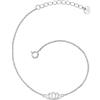 Glanzstücke München Bracciale ad ancorada Donna in Argento Sterling 925