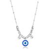 Brosway Collana Donna, Collana in Acciaio e Cristalli con Simbolo Occhio | Collezione Chakra - BHKN171