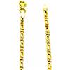 PEGASO GIOIELLI Collana in Oro Giallo 18kt (750), Catena Pernice per Uomo e Donna, 50 cm