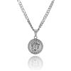 JVillion Medusa - Collana da uomo in argento con ciondolo a forma di serpente, con mitologia greca, lunghezza 50-60 cm, impermeabile e non scolorisce