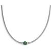 NADIR Collana Uomo Marlù 13CO0153-V catena snake con sfera centrale Verde