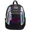 Seven Zaino Doppio Scomparto, Nero, Rosa, Tasca con organizer, Tasca porta borraccia, Per bambine e ragazze, Scuola, Tempo libero