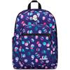 Invicta Jelek Zaino Scuola Superiori Ragazza, Grande, Scomparto PC, Tasca Borraccia, viola pois