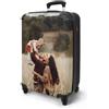 NoBoringSuitcases.com® Trolley Bagaglio a Mano 55x40x20, Bagaglio da 10 kg con Ruote, Valigia Rigida Leggera, Trolley Cabina con Design Personalizzato, Valigia per Aereo
