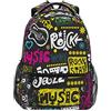 Sawhonn Musica Rock Roll Jazz Zainetti Zaino per bambini Ragazze Ragazzi borsa zaini da viaggio grande per laptop