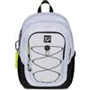 Seven Zaino Scuola Tech, Grigio, Doppio Scomparto Con Tasca PC e Tasca Borraccia