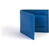 BEDETTI Elegante e Pratico Portafoglio Uomo in Pelle con Portamonete interno (Bluette)