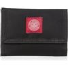 OBEY Portafoglio Revolt Red Tri-Fold Wallet Black