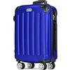 POSH Valigia Grande in ABS - Volume interno 100L - Rigida e leggera 3,7 kg 75x50x30 cm - Bagaglio da viaggio con chiusura a combinazione - Ruote girevoli a 360° - Ideale per viaggi di 14 giorni