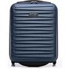 WITTCHEN Skyspeed Line Valigia da cabina gratuita a bordo piccola Valigia rigida in ABS Maniglia telescopica 2 ruote gamba inferiore blu navy Ryanair/ITA Airways/Wizz Air/Volotea/Vueling
