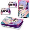 GALSOR Protettivo Per PS5 Skin Disc Edition Anime Console E Controller Vinile Cover Wraps Per PS 5 Version 49171 Senza Bolle E Senza Residui