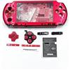 Perfect Part Sostituzione faceplate Shell Full housing caso con pulsanti kit set per Sony PSP 3000 PSP3000 - rosso