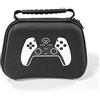 Generic Controller wireless impermeabile Hardshell Custodia per il trasporto Design serigrafico per PS5 Gioco Accessori di intrattenimento (Nero)