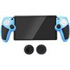 AARONMEI Custodia protettiva in silicone compatibile con PlayStation Portal con 2 copritasti antiurto (blu)