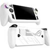 Generico Cove per ROG Xbox Ally X Custodia protettiva in silicone morbido avvolgente antiurto per ROG Xbox allyX Custodia antiurto con imbottitura e cappuccio per joystick (Bianco)