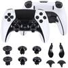 AARONMEI Compatibile con controller PlayStation 5 Edge - Tappi per levetta alta/bassa, palette PS5 e pulsanti posteriori (nero)