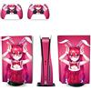 GALSOR Protettivo Per PS5 Skin Disc Edition Anime Console E Controller Vinile Cover Wraps Per PS 5 Version 94371 Senza Bolle E Senza Residui