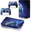 GALSOR Protettivo Per PS5 Skin Disc Edition Anime Console E Controller Vinile Cover Skin Wraps Per PS 5 Disc Version 44565 Senza Bolle E Senza Residui