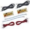 SJ@JX Scheda encoder USB a 2 giocatori Arcade Zero Delay Game Controller Kit fai da te con pulsante e cavi joystick per RetroPie, PC, MAME, Raspberry Pi