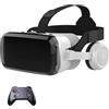 MZECH Cuffie Occhiali 3D VR, Visore Realtà Virtuale 3D, VR Visore Cuffie con Lenti HD Anti Luce Blu, per iPhone/Android Smartphones da 4,7 a 7,2 pollici, Regali di Natale per bambini e adulti(C)