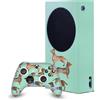 Head Case Designs Licenza Ufficiale Cat Coquillette Dachshunds Mix Arte Pacchetto Console Da Gioco Wrap E Pelle Per Controller Compatibile con Xbox Series S Console & Controller Bundle