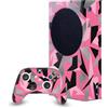 Head Case Designs Rosa Camo Camuffamento Pacchetto Console Da Gioco Wrap E Pelle Per Controller Compatibile con Xbox Series S Console & Controller Bundle