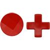 ZYKEJJDDAK Accessori di gioco del tasto rotondo di chiave rotonda del tasto dell'ABS del componente del controller del gioco