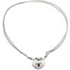 Handmade Collana cordino cerato con musetto koala