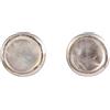 Handmade Rainbow Moonstone 6mm Stud Handmade Tiny 925 Sterling Silver Earrings Round Shape Natural Gemstone Stud Jewelry