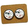 Generic Orecchini Gatto - Orecchini acciaio - Idea regalo gattara - Amore