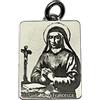 Gioielleria Sorrentino Ciondolo medaglia Santa Maria Francesca in argento 925 (22, Piccolo)
